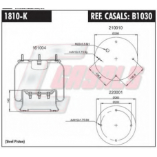 B1030 CASALS Кожух пневматической рессоры