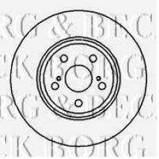 BBD5124 BORG & BECK Тормозной диск