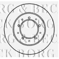 BBD4812 BORG & BECK Тормозной диск