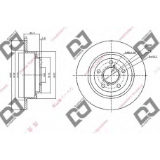 BD1071 DJ PARTS Тормозной диск