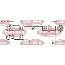 LH2062 DELPHI Тормозной шланг