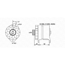 943346131010 MAGNETI MARELLI Генератор