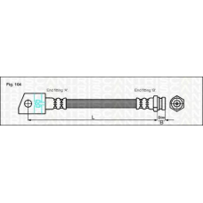 8150 24216 TRISCAN Тормозной шланг