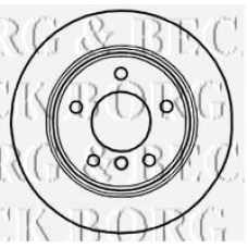 BBD4707 BORG & BECK Тормозной диск
