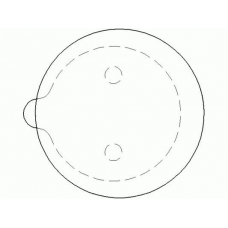 T0139 PAGID Комплект тормозных колодок, диски стояночной тормо