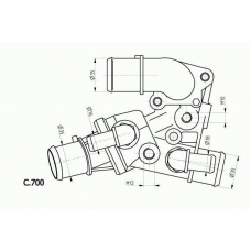 C.700.80 BEHR Термостат, охлаждающая жидкость