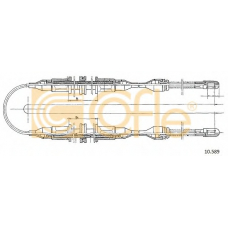 10.589 COFLE Трос, стояночная тормозная система