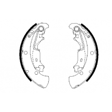 0 986 487 675 BOSCH Комплект тормозных колодок