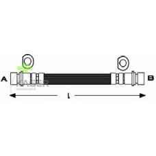 38-0344 KAGER Тормозной шланг