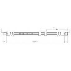 VBH976 MOTAQUIP Тормозной шланг