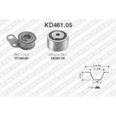 KD461.05 SNR Комплект ремня грм