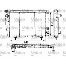 961710 VALEO Радиатор, охлаждение двигателя