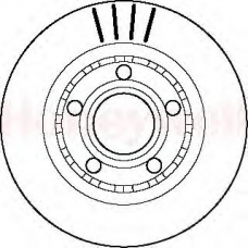 562176B BENDIX Тормозной диск