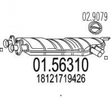 01.56310 MTS Средний глушитель выхлопных газов