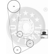 SK-1216 OPTIMAL Комплект ремня грм