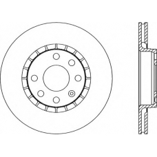 BDA1415.20 OPEN PARTS Тормозной диск