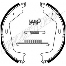 127.275K TRUSTING Комплект тормозных колодок, стояночная тормозная с