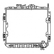 516550 NRF Радиатор, охлаждение двигател
