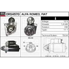 DRS4570 DELCO REMY Стартер