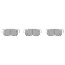 FBP-1615 FREMAX Комплект тормозных колодок, дисковый тормоз