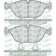 05P881 LPR Комплект тормозных колодок, дисковый тормоз