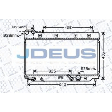 013M27 JDEUS Радиатор, охлаждение двигателя