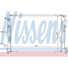 63838 NISSENS Радиатор, охлаждение двигателя