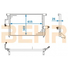 7401461 BEHR Condenser