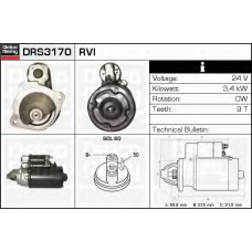 DRS3170 DELCO REMY Стартер