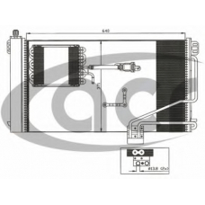 300582 ACR Конденсатор, кондиционер