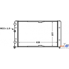 8MK 376 773-791 HELLA Радиатор, охлаждение двигателя