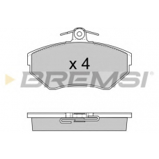 BP2674 BREMSI Комплект тормозных колодок, дисковый тормоз