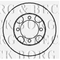 BBD4267 BORG & BECK Тормозной диск