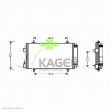 94-5070 KAGER Конденсатор, кондиционер