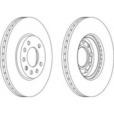 DDF1042-1 FERODO Тормозной диск