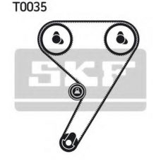 VKMA 02227 SKF Комплект ремня грм