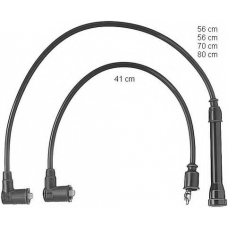 ZEF405 BERU Комплект проводов зажигания