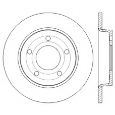 562560BC BENDIX Тормозной диск
