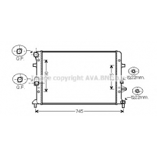 VW2289 Prasco Радиатор, охлаждение двигателя