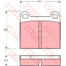 GDB648 TRW Комплект тормозных колодок, дисковый тормоз