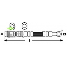 38-0459 KAGER Тормозной шланг