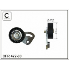 472-00 CAFFARO Натяжитель ремня, клиновой зубча