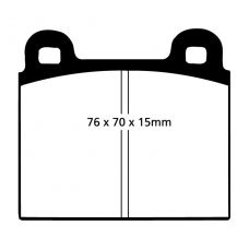 DP3103C EBC Brakes Колодки тормозные