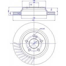 142.1244 CAR Тормозной диск