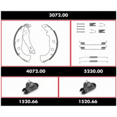 3072.00 REMSA Комплект тормозов, барабанный тормозной механизм