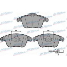 AC862381D AC Delco Комплект тормозных колодок, дисковый тормоз