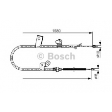 1 987 482 155 BOSCH Трос, стояночная тормозная система