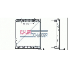 0420801 KUHLER SCHNEIDER Радиатор, охлаждение двигател