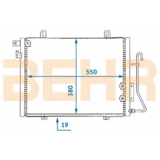 7401455 BEHR Condenser