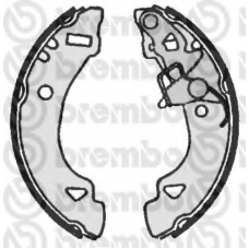 S 23 512 BREMBO Комплект тормозных колодок